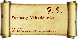 Farsang Viktória névjegykártya